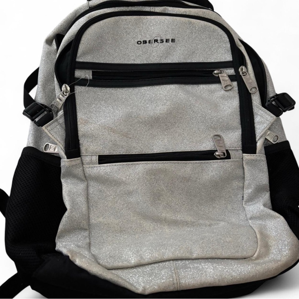Silver and Black cheer/gymnastics bag